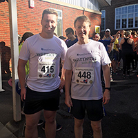 Michael McNally & Callum Main compete in Tonbridge Half Marathon 2018